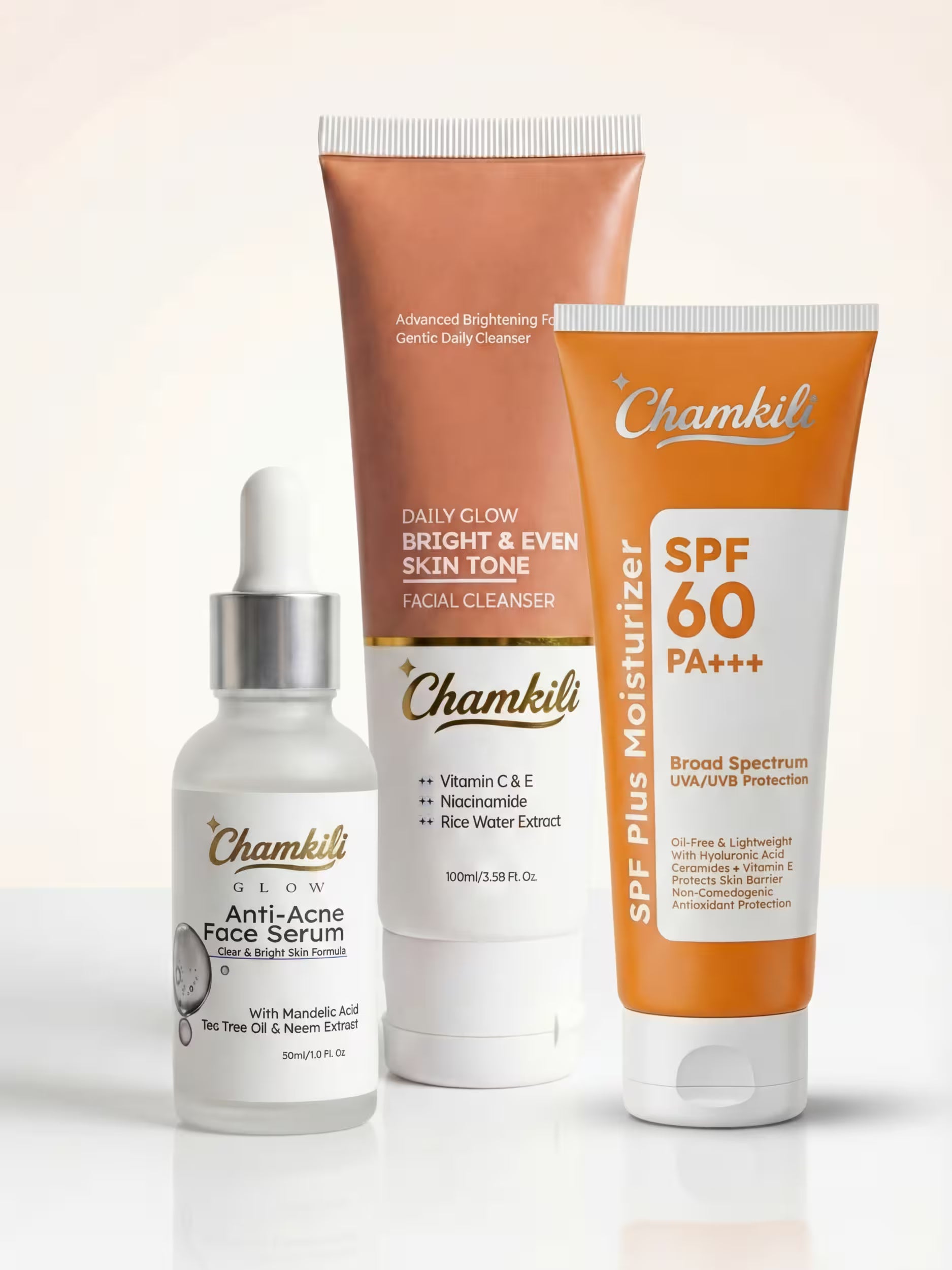Chamkili Acne Clear Day Routine